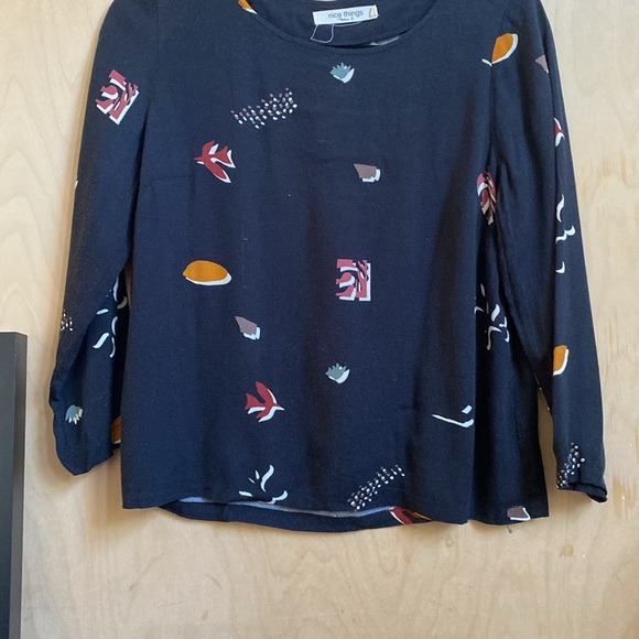 Nice Things | Abstract Matise Print Shirt 36 - Picture 3 of 7